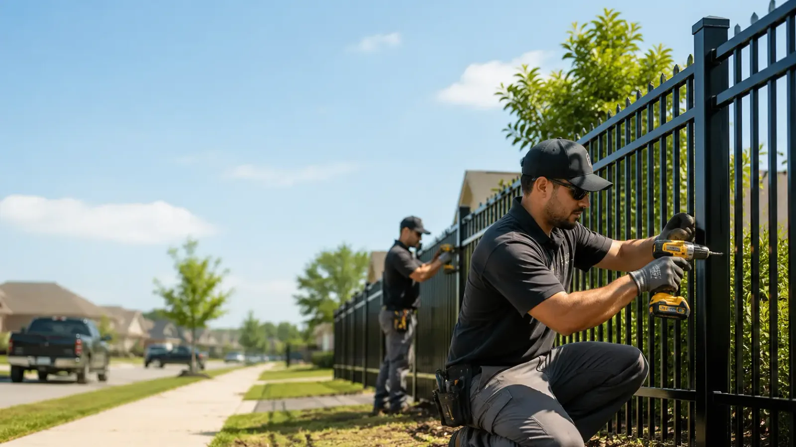 Metal Fence Installation in Raymond, MS